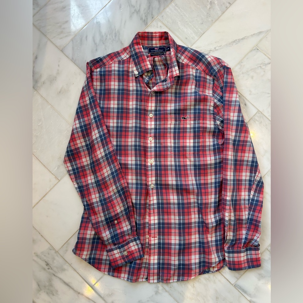 Vineyard Vines Men’s   Plaid Button-Down Shirt